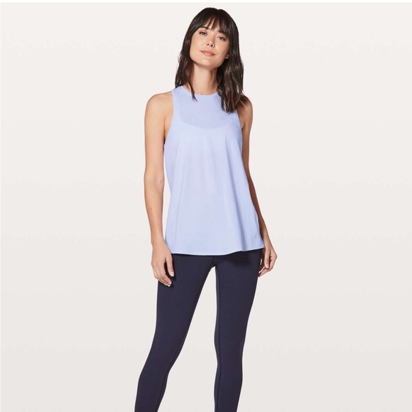 lululemon athletica All Tied Up Lavender Tie-Back Tank Top - Picture 3 of 9